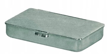 Pudełko 4 Pieczątka LEKARSKA METALOWA do 8 linii