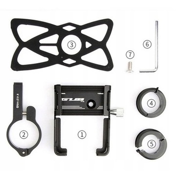 UCHWYT ROWEROWY MOTOCYKLOWY NA TELEFON GUB P10 + GUMA - NA ROWER DO ROWERU