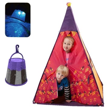 NAMIOT INDIAŃSKI TIPI WIGWAM + PROJEKTOR