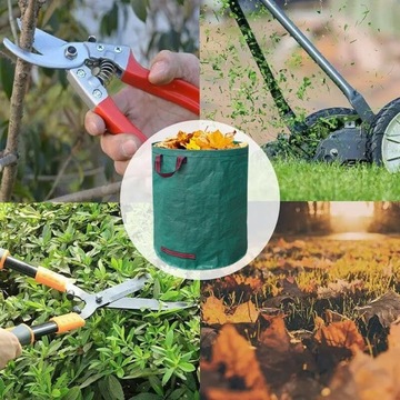 Садовая сумка XXL, контейнер для листьев, травы, веток, большая, прочная, вместительная, 270л.