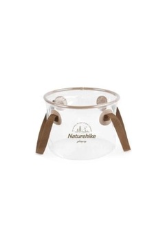 Turystyczne wiadro skladane Naturehike 10L NH20SJ040 - TRANSPARENT