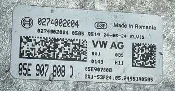 AUDI Q4 E-TRON ŘÍZENÍ MODUL NAPÁJENÍ NÍZKÉHO NAPÍNÁK 85E907808D