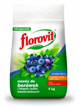 Nawóz do borówek i kwaśnolubnych 5kg Florovit