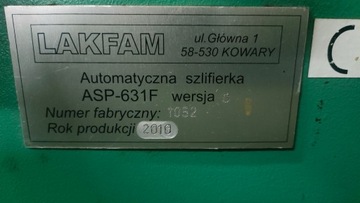 Автоматическая шлифовальная машина LAKFAM ASP 631 F-G для заточки головок