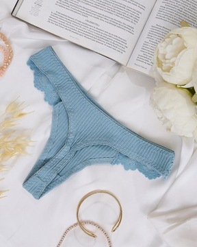 6 женских трусиков-стрингов, КРУЖЕВО, ХЛОПОК В РЕБРИКУ, SEXY S/M