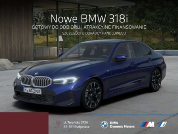 BMW Seria 3 G20-G21 Limuzyna 2.0 318i 156KM 2026 BMW Seria 3 18i 156 KM - Gotowy do Odbioru - Pakiet M Sport - Adaptacyjne