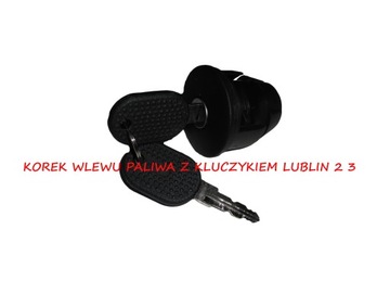 ZÁCPA  PLNĚNÍ PALIVA Z KLÍČKEM LUBLIN 2 3