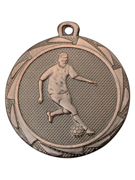Золотая футбольная медаль 45мм + лента|НОВИНКА