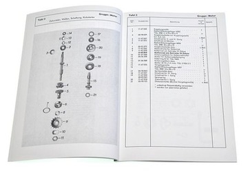Katalog części MZ ES 125 150 TROPHY Niemiecki