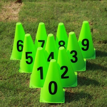 10 препятствий, блокпостов, светоотражающий зеленый цвет