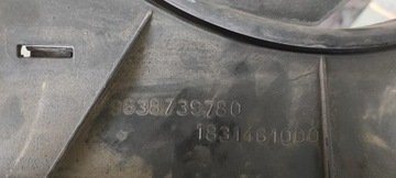 CITROEN PEUGEOT VENTILÁTOR CHLADIČŮ 9638739780