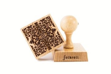 Stempel grawerowany do dekorowania ciastek DAMASK