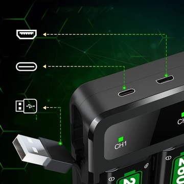 ŁADOWARKA + 2X AKUMULATOR BATERIA DO PADA OD XBOX ONE/SERIES X&S