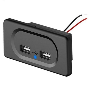 12V Podwójna ładowarka USB USB Opłaty pojazdów