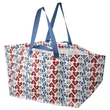 IKEA VINTERFINT Torba duża 71L ŚWIĘTA 55x37x35 świąteczna