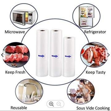 WORKI PRÓŻNIOWE do zgrzewarki 20x35cm MOLETOWANE Moletki