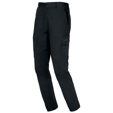Spodnie Robocze Bawełna Czarne r. XL