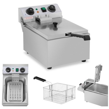 Frytownica Nastawna Gastronomiczna TIMER 3200W 10L