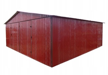 Гараж на две машины из листового металла 6x5 Гаражи