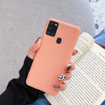 ЧЕХОЛ ДЛЯ SAMSUNG A21S СИЛИКОНОВЫЙ ЦВЕТ МЯГКИЙ ЧЕХОЛ + СТЕКЛО