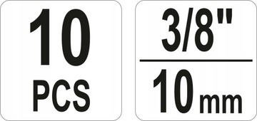 YATO WYKRĘTAKI DO ZERWANYCH URWANYCH USZKODZONYCH OBROBIONYCH ŚRUB 10SZT