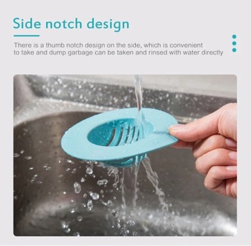 Silikonowy filtr kuchenny Sitko do zlewu Korek odp