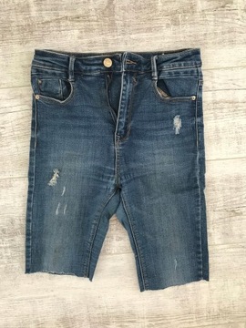 STRADIVARIUS__spodenki szorty jeans STRETCH__36 S