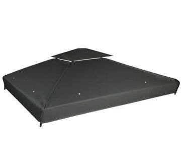 Dach Poszycie Pawilon 4x3m Wodoodporny M5Antracyt