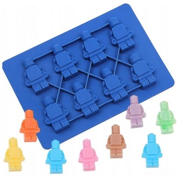 FOREMKA FORMA SILIKONOWA CZEKOLADKI PRALINKI ŻELKI DO TORTU KLOCKI LEGO 883