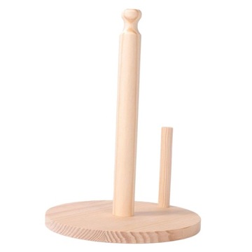 Drewniany uchwyt na ręczniki papierowe Pionowy stojak na chusteczki do stołu 15 cm x 30 cm