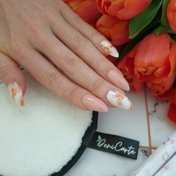 НАКЛЕЙКИ ДЛЯ ИСКУССТВЕННЫХ НОГТЕЙ УЗОРЫ С КЛЕЕМ 24 ШТ.