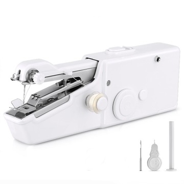 РУЧНАЯ ШВЕЙНАЯ МАШИНА ЭЛЕКТРИЧЕСКАЯ МИНИ-МАШИНА НА АККУМУЛЯТОРАХ + АКСЕССУАРЫ