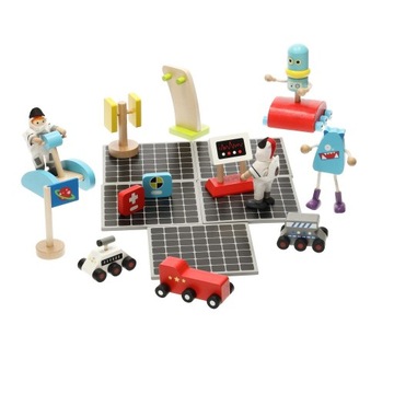 ДЕРЕВЯННАЯ РАКЕТА КОСМИЧЕСКИЙ КОРАБЛЬ ДОМ КОСМИЧЕСКИЙ КОСМОНАВТ