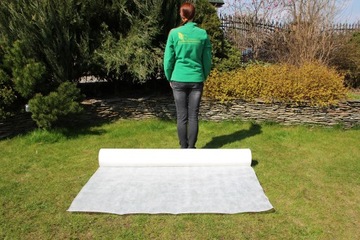 Agrowłóknina Zimowa Biala 1,6 x 50m 50g UV Gruba Otulina Okrywanie Roślin