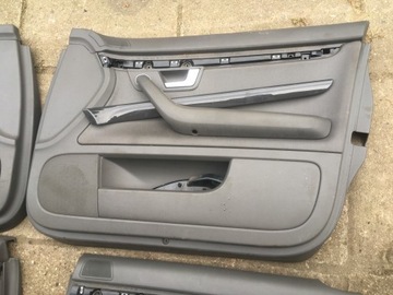 AUDI A4 B6 B7 КОМПЛЕКТ ОБИВКИ ДВЕРЕЙ