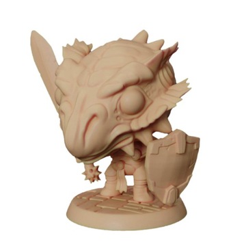 Figurki Dice Head CIBI Dragonborn paladin RPG