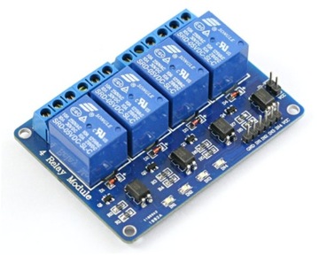 Moduł przekaźnik 4 kanałowy przekaźnik 5V 10A AVR ARM