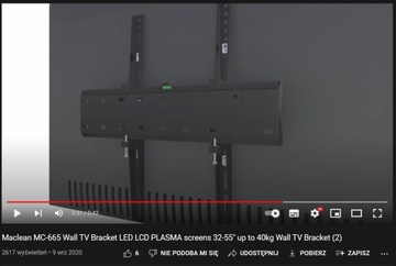 ПОДВЕСКА ДЛЯ ТЕЛЕВИЗОРА LED LCD QLED OLED VESA РЕГУЛИРУЕМАЯ 32–75 ДЮЙМОВ