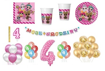 Набор воздушных шаров LOL 1-9 на день рождения