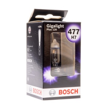 2 луковицы Bosch H7 Gigalight Plus еще 120