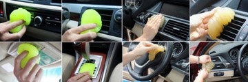 Эластиновый гель, гель для чистки пыли, автомобильная клавиатура, резина