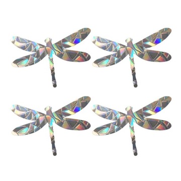 4 шт. декоративных ставен, матовая стрекоза.