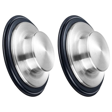 UTYLIZATOR ODPADÓW ZLEWU KUCHENNEGO ZATYCZKA ODPŁYWU POKRYWA UTYLIZATORA 8X8CM 2 SZT