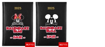 Книга-календарь А5 на 2025 год. Дневник-планировщик Микки и Минни. Выкройки блокнотов-планировщиков.