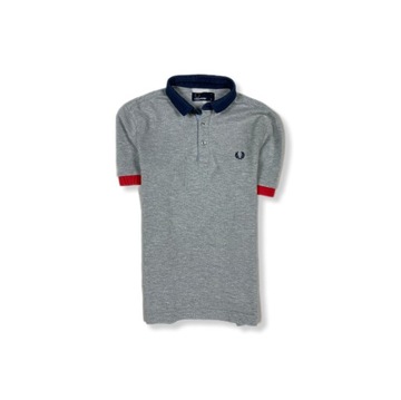 Fred Perry polo dziecięce męskie szare logo M L