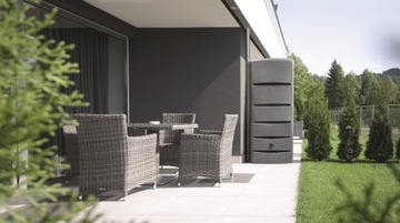 Большой гранитный БАК ДЛЯ ДОЖДЕВОЙ ВОДЫ БОЧКА ДЛЯ ВОДЫ 720Л + КРАНИК ПЛ