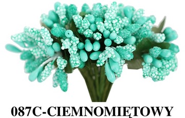 М12 Тычинки-шарики декоративные на проволоке, 12 шт, 17 цветов