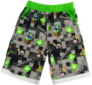 SPODENKI dziecięce bawełna MINECRAFT wzór S13 rozmiar 140