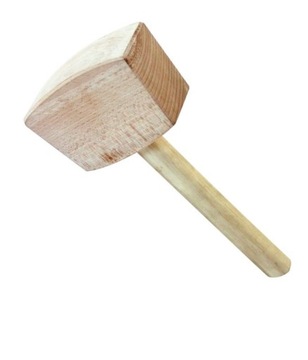 MŁOTEK DREWNIANY STOLARSKI KWADRATOWY 500G
