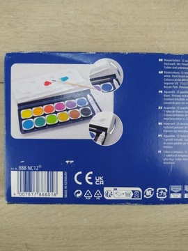 Staedtler 888 NC12 Краски акварельные 12 цветов OUTLET